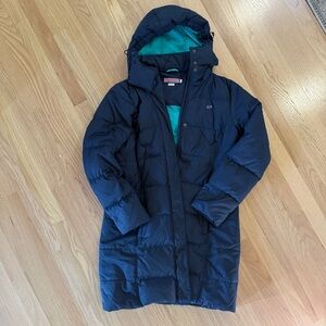 FREE SHIPPING- Vineyard Vine Navy Hooded Puffer Coat, size small